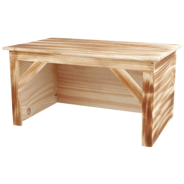 Haus, Zwergkaninchen, Holz/geflammt