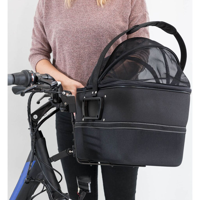 Front-Fahrradkorb, schwarz