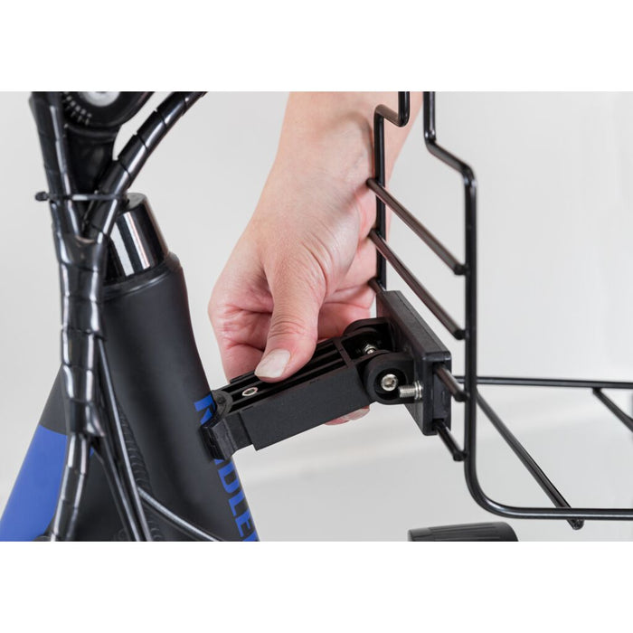 Front-Fahrradkorb, schwarz