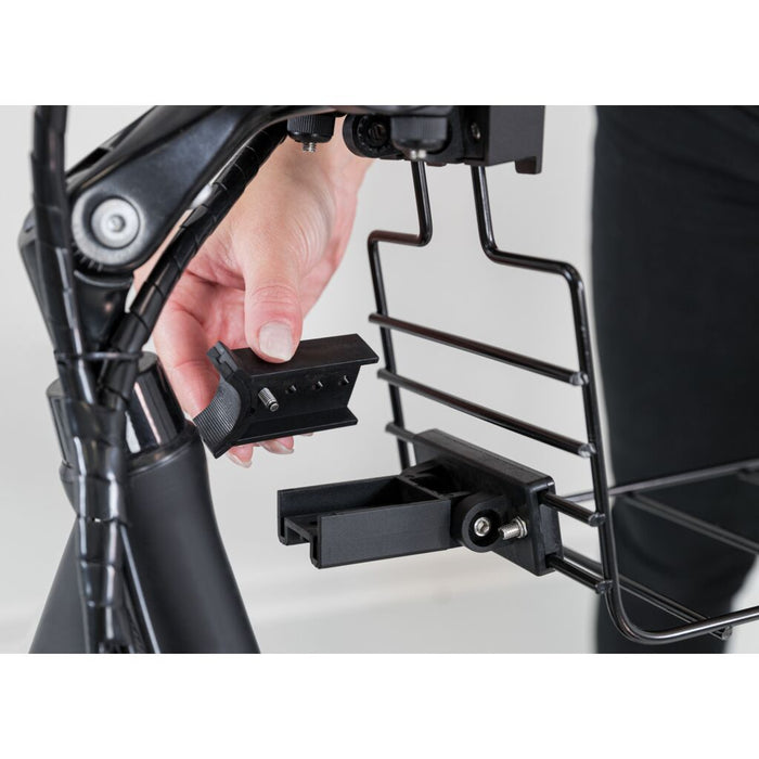 Front-Fahrradkorb, schwarz