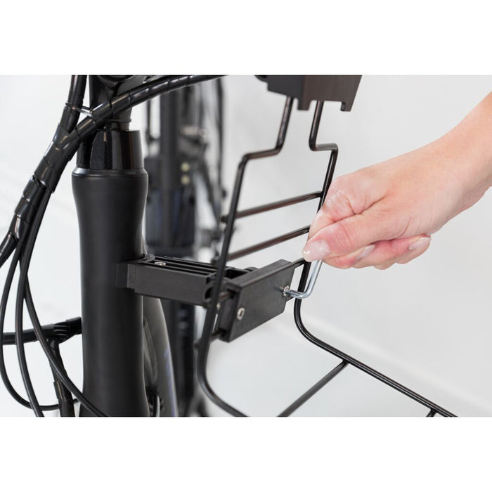 Front-Fahrradkorb, schwarz