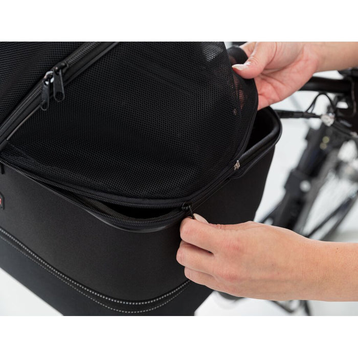 Front-Fahrradkorb, schwarz
