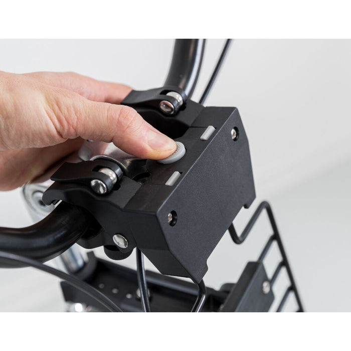 Front-Fahrradkorb, schwarz