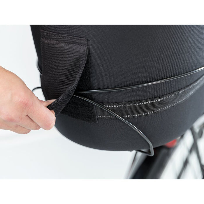 Fahrradkorb Long für Gepäckträger, EVA, schwarz