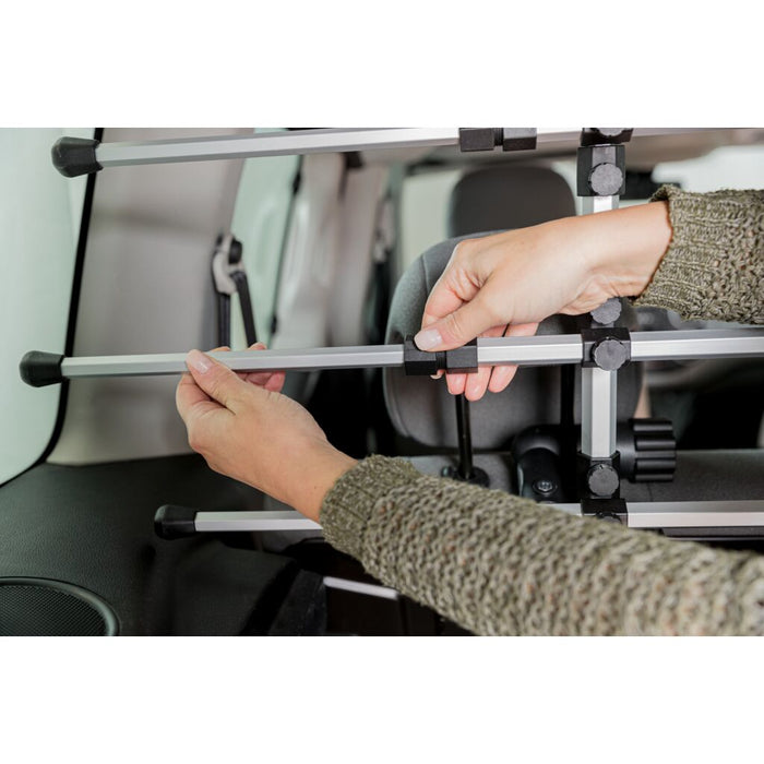 Auto-Gitter, mit Kopfstützenfixierung, silber/schwarz