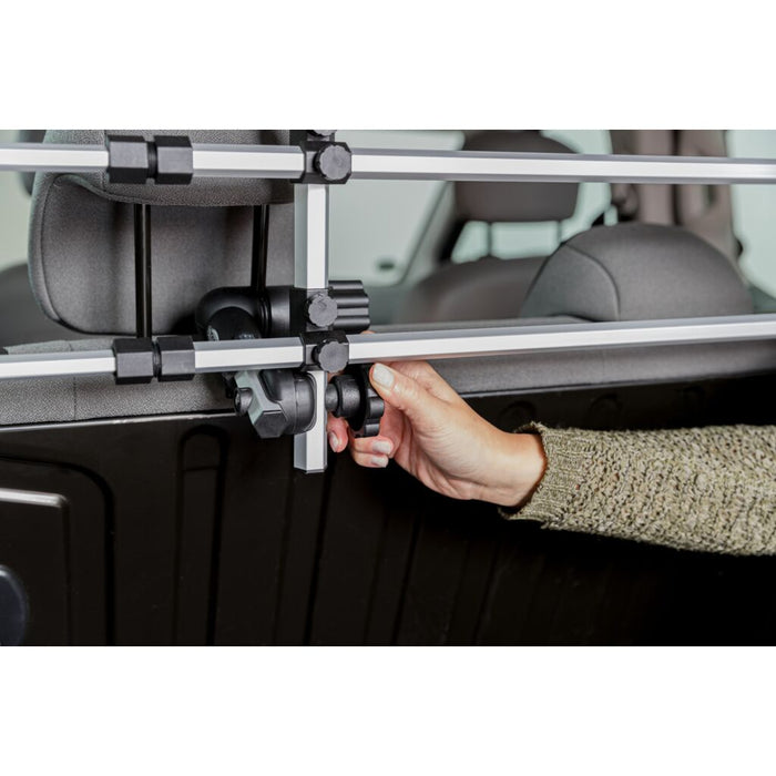 Auto-Gitter, mit Kopfstützenfixierung, silber/schwarz