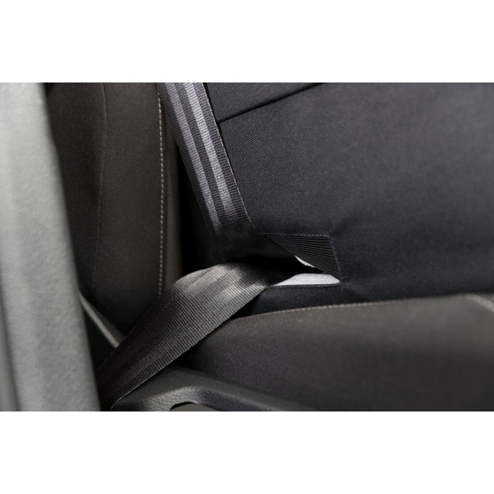 Autositz, schwarz/grau