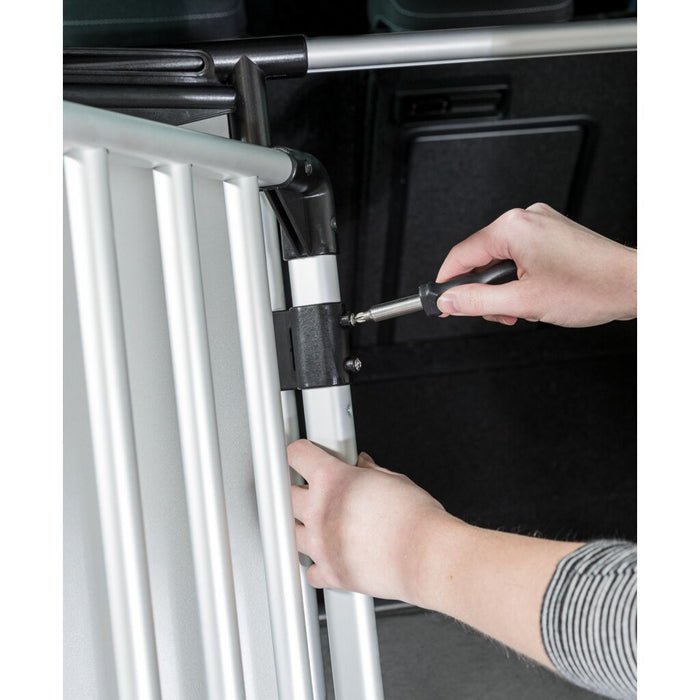 Universal-Heckgitter, hellgrau/silber