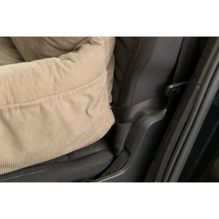 Autositz, doppelt, taupe