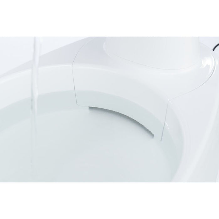 Trinkbrunnen Curved Stream, Kunststoff, weiß