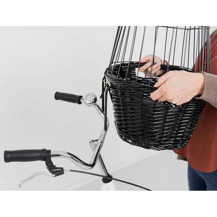 Front-Fahrradkorb, schwarz