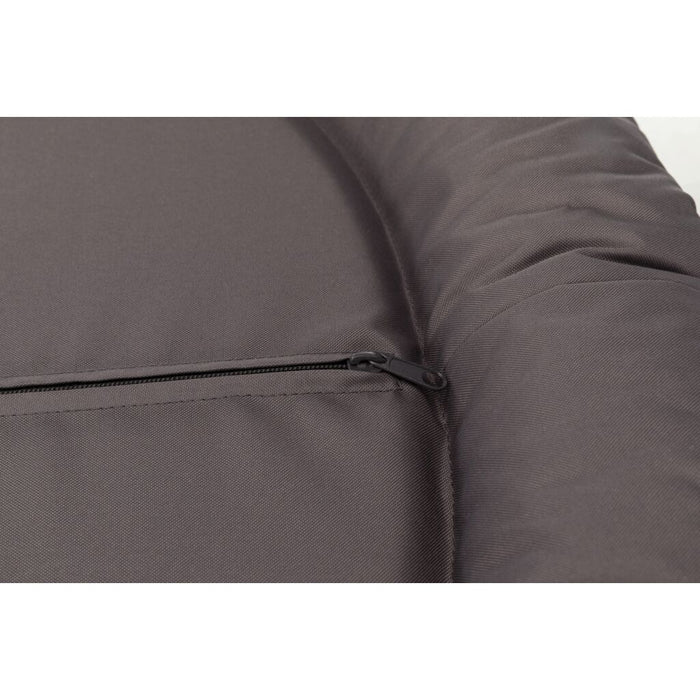 Kissen Samoa Classic, oval, grau