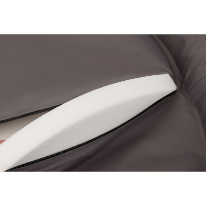 Kissen Samoa Classic, oval, grau