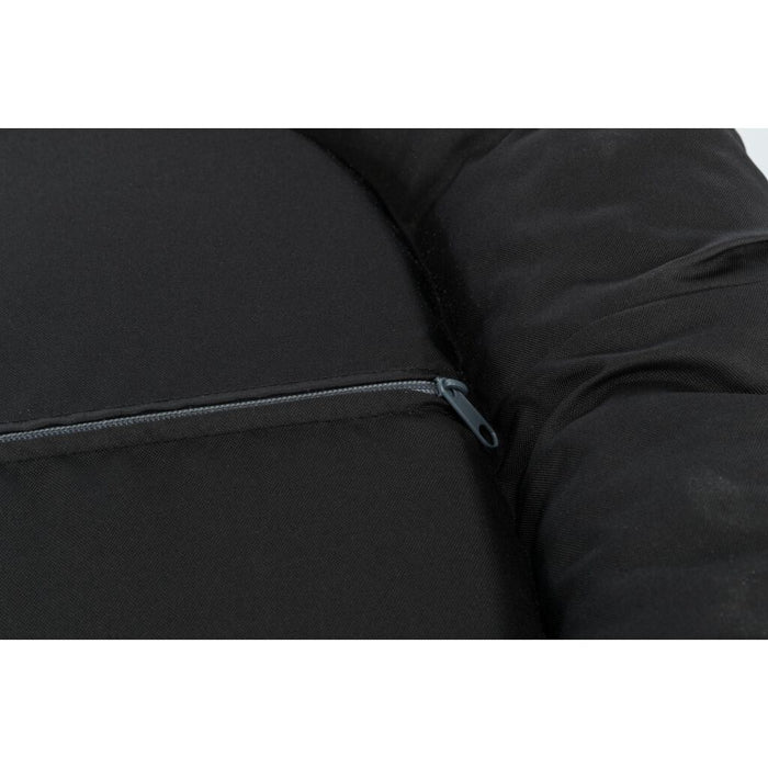 Kissen Samoa Vital, oval, schwarz