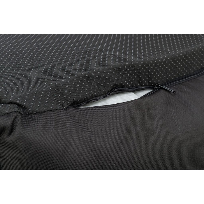 Bett Samoa Vital, eckig, schwarz