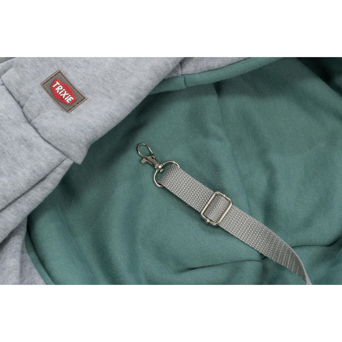 Junior Fronttasche, hellgrau/mint