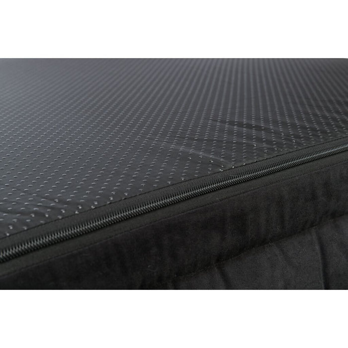 Vital Bett Lino, eckig, schwarz/grau