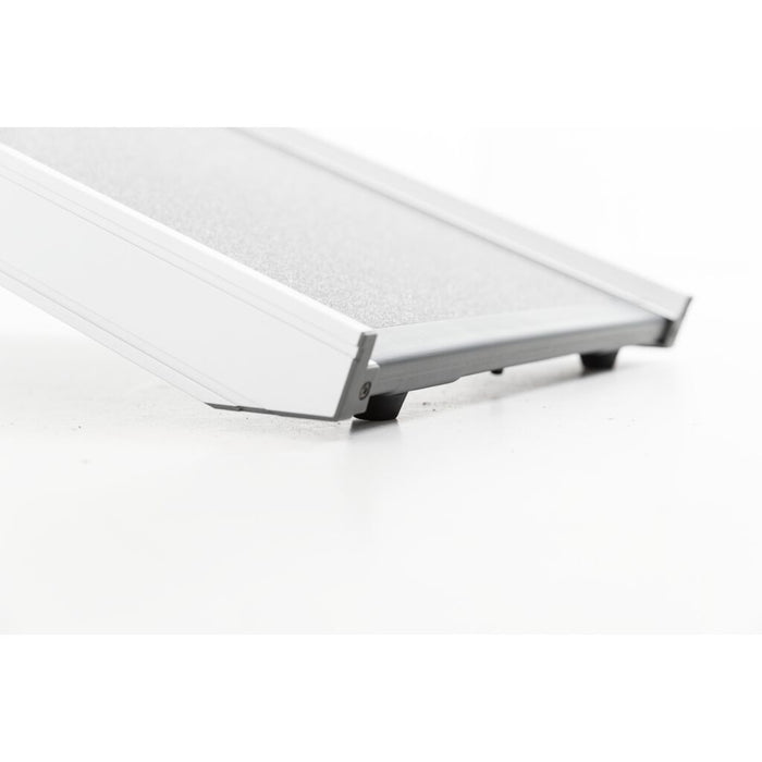 Teleskop-Rampe, Aluminium/Kunststoff/Sandpapier, 5,8 kg, grau