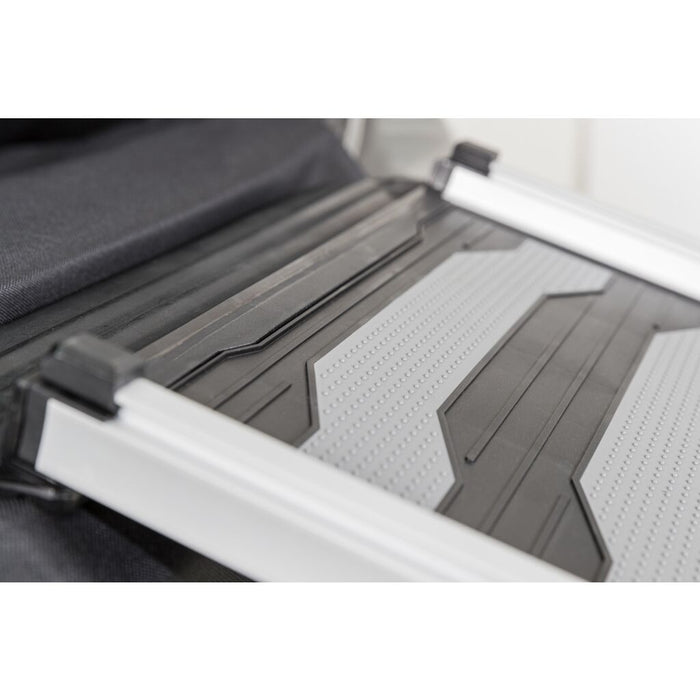 3-fach Teleskop-Rampe, Aluminium/TPR, 6,8 kg, schwarz/grau