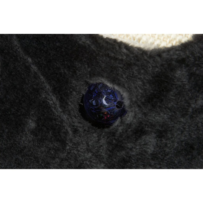 Kratzbrett, Plüsch/Sisalteppich, schwarz/creme