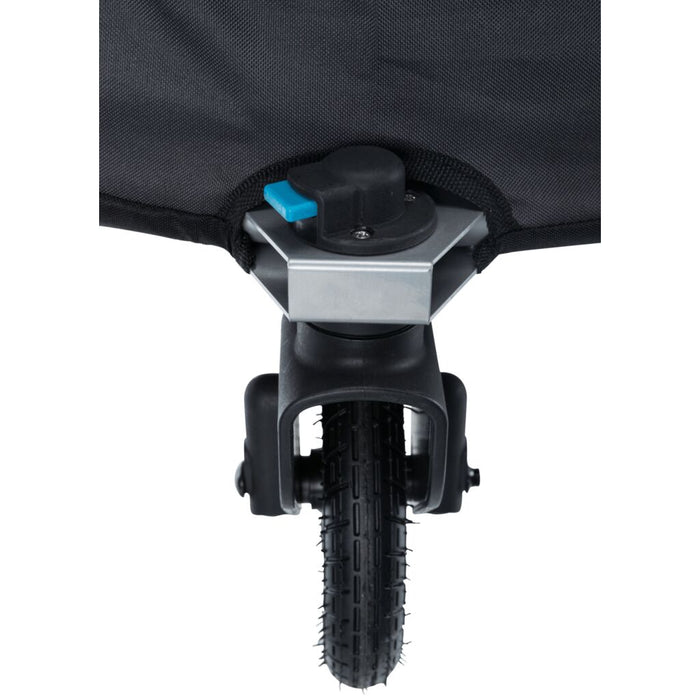 Fahrrad-Anhänger, Schnell-Falt-Funktion, grau