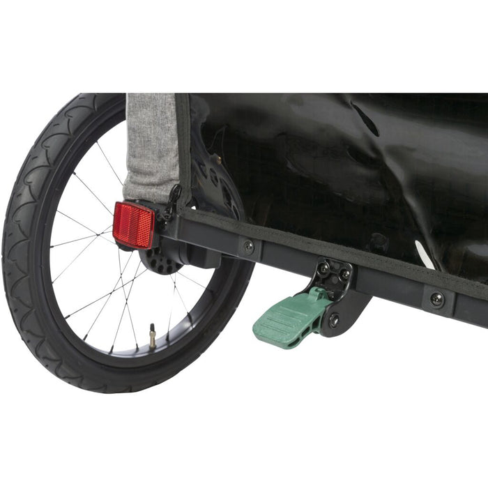 Fahrrad-Anhänger, grau/salbei