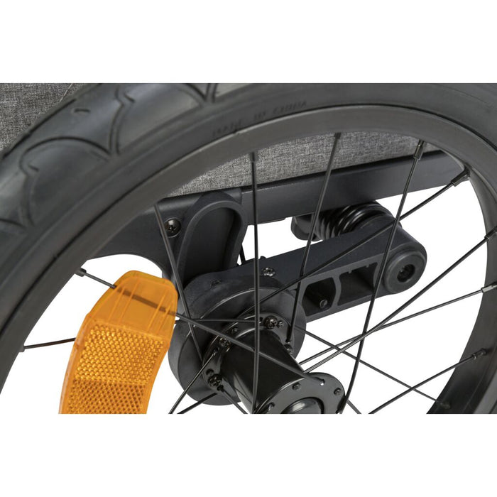 Fahrrad-Anhänger, grau/salbei
