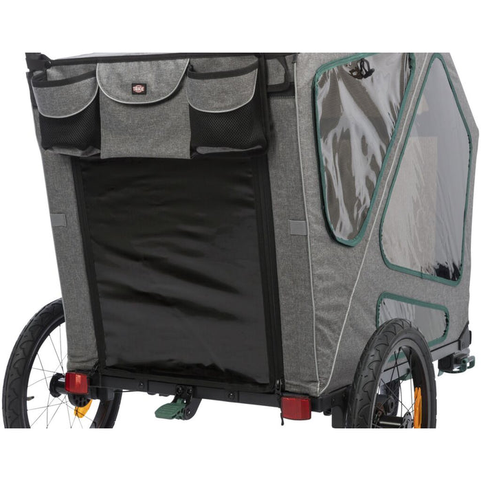 Fahrrad-Anhänger, grau/salbei