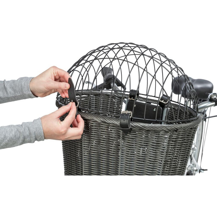 Front-Fahrradkorb, anthrazit