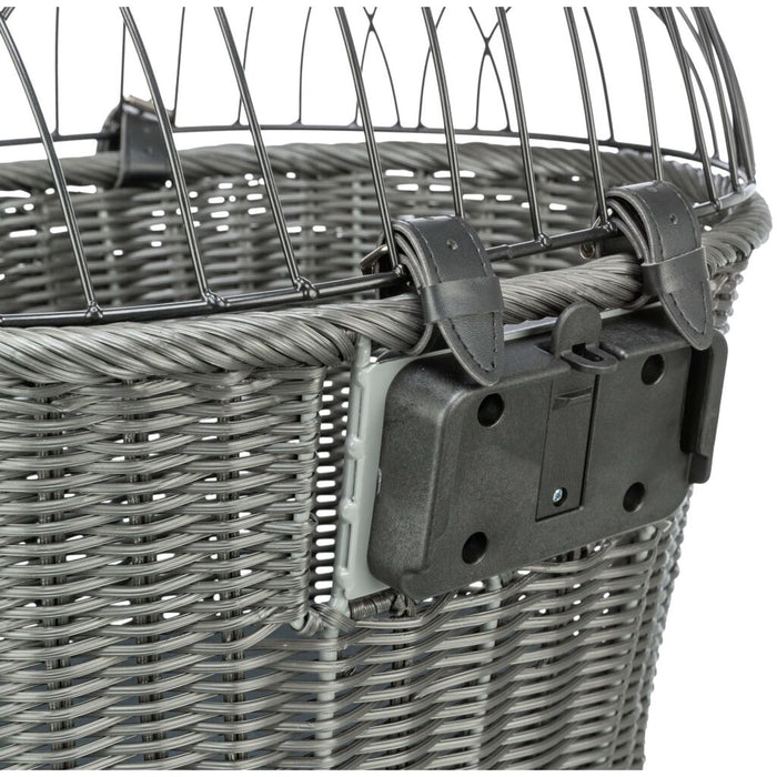 Front-Fahrradkorb, anthrazit