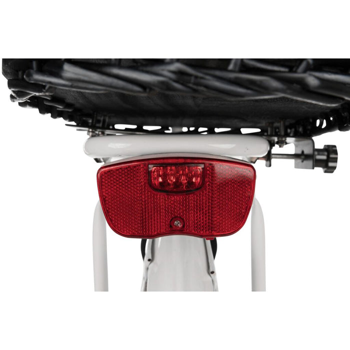 Fahrradkorb m. Gitter f. Gepäckträger,Weide/Metall, schwarz