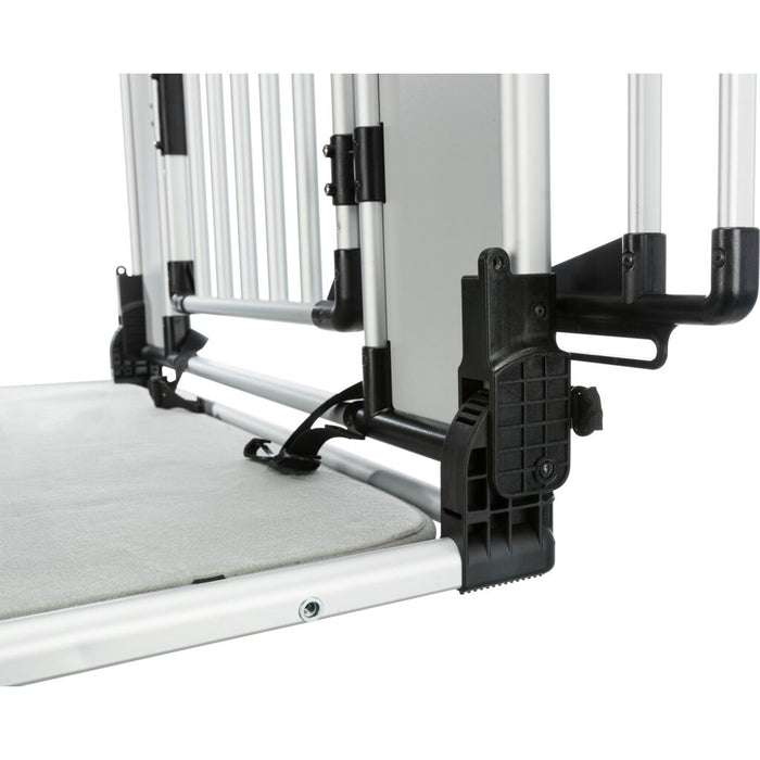 Universal-Heckgitter, hellgrau/silber