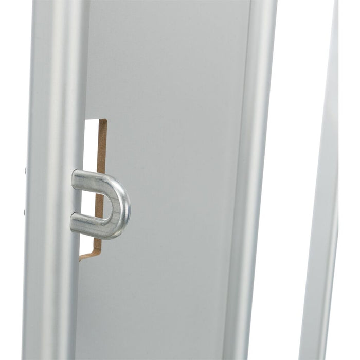 Universal-Heckgitter, hellgrau/silber