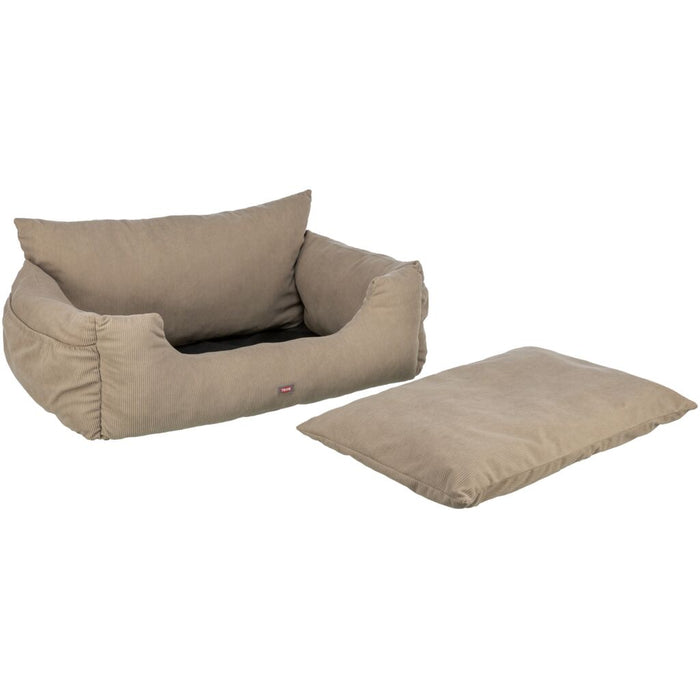 Autositz, doppelt, taupe