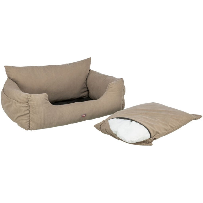 Autositz, doppelt, taupe