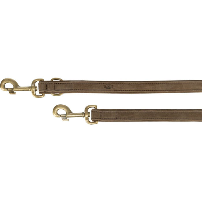 Pure V-Leine, Leder, braun