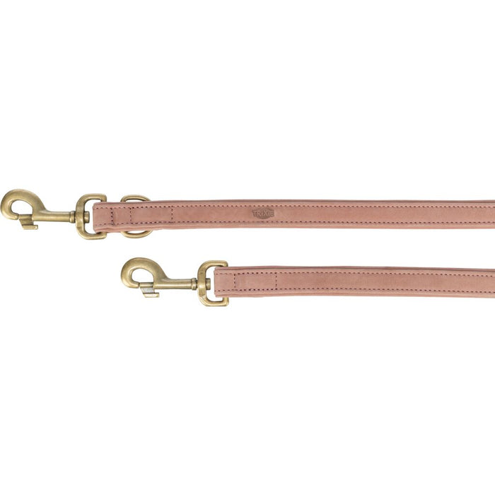 Pure V-Leine, Leder, rosa