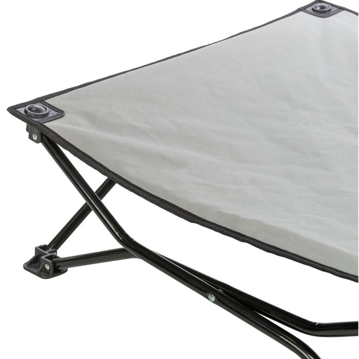 Camping-Bett für Hunde, beige/schwarz