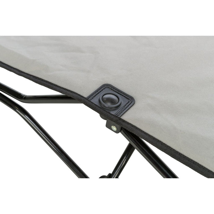 Camping-Bett für Hunde, beige/schwarz