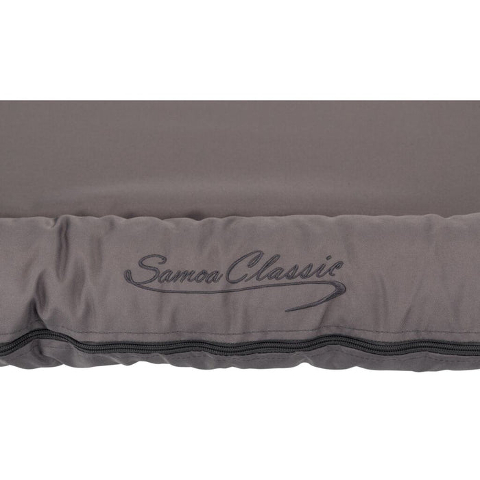 Kissen Samoa Classic, oval, grau