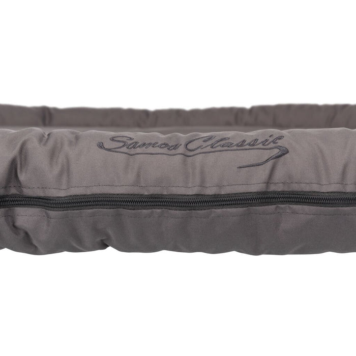 Kissen Samoa Classic, oval, grau