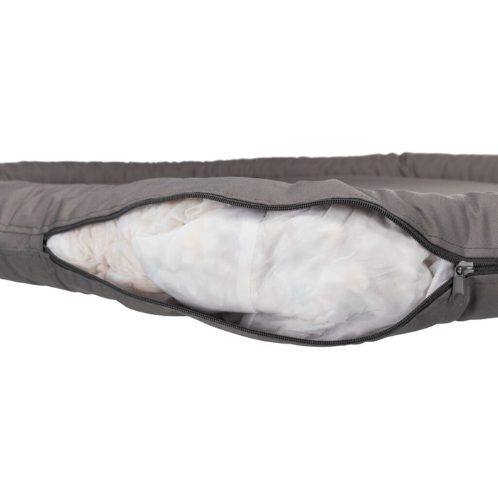 Kissen Samoa Classic, oval, grau