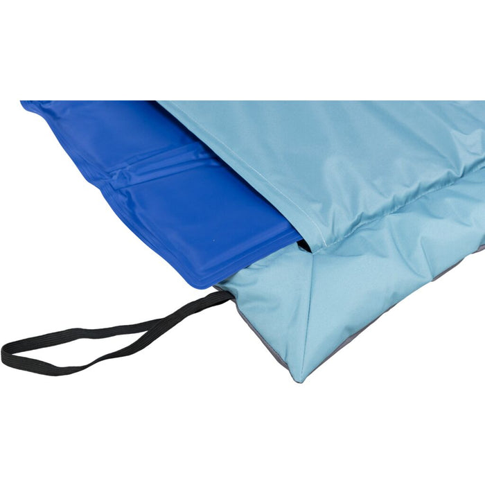 Reisedecke Samoa Classic, eisblau/grau