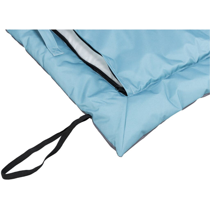 Reisedecke Samoa Classic, eisblau/grau