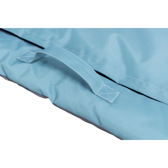 Reisedecke Samoa Classic, eisblau/grau