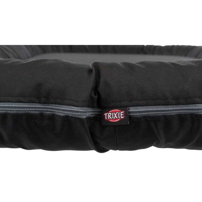 Kissen Samoa Vital, oval, schwarz