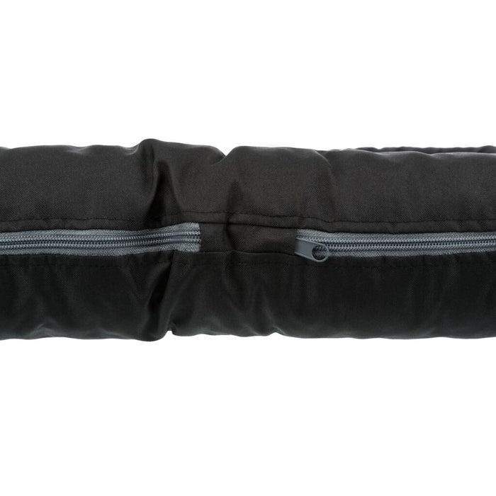 Kissen Samoa Vital, oval, schwarz