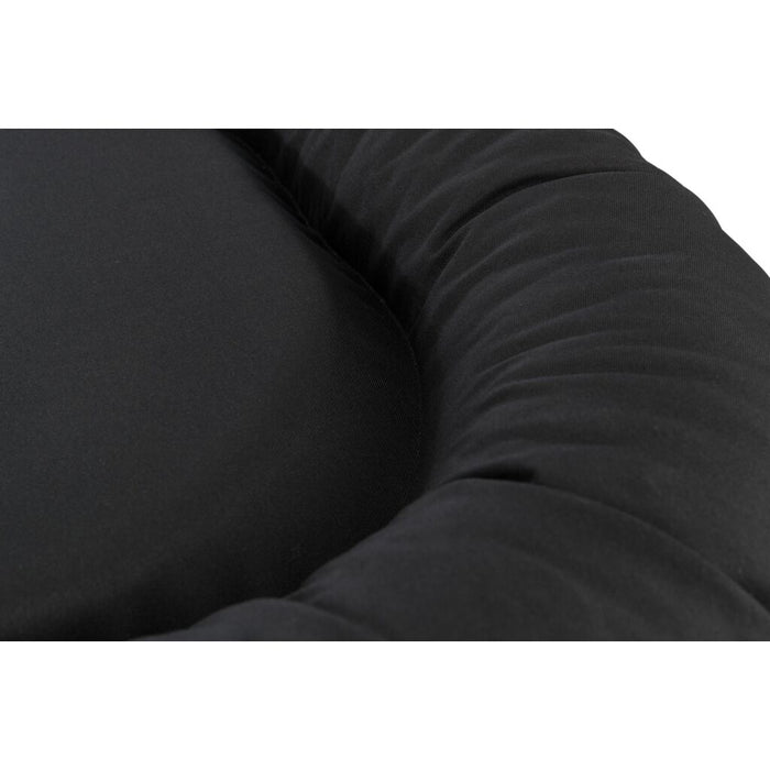Kissen Samoa Vital, oval, schwarz