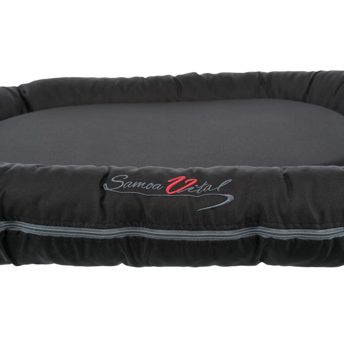 Kissen Samoa Vital, oval, schwarz