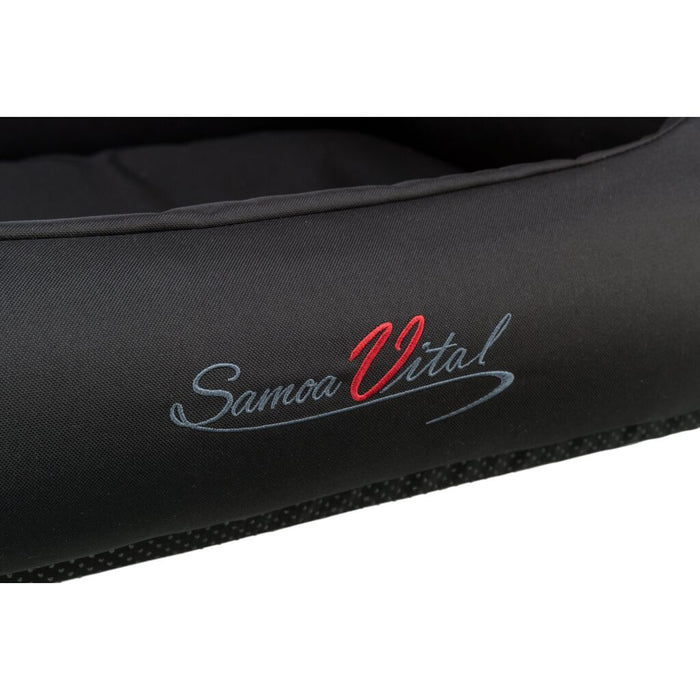 Bett Samoa Vital, eckig, schwarz